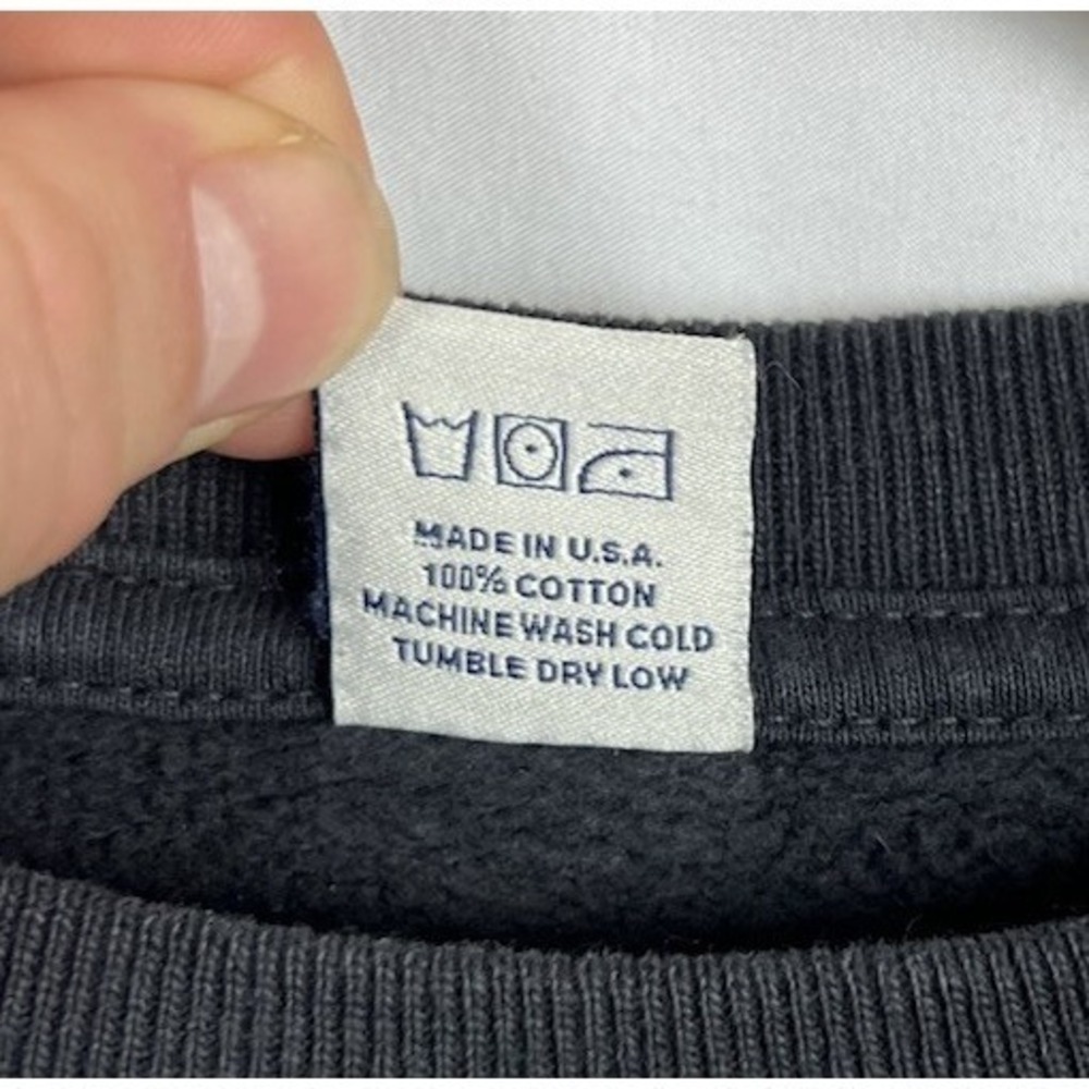 Sporty & Rich S.R. Sport Sweatshirt Health Wellness Club New York USA Black S - Picture 6 of 6